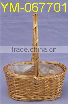 Boat Shaped Willow Basket