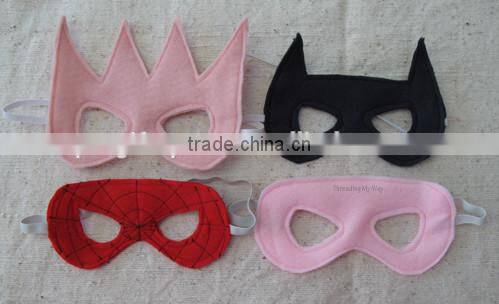 2017 China hot sale hight quality products eco friendly felt material handmade wholesale party decoration female mask