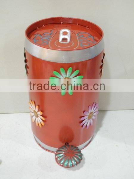 Special indoor iron garbage decoration with pedal for home