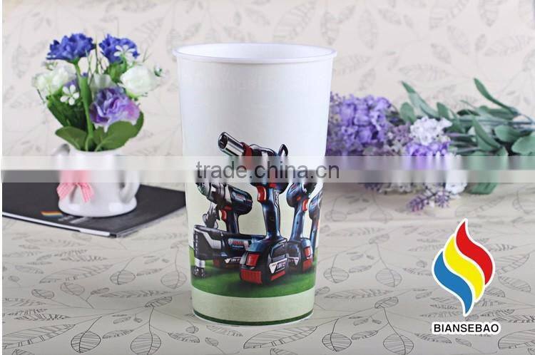 Food grade safe custom printed single wall plastic cup
