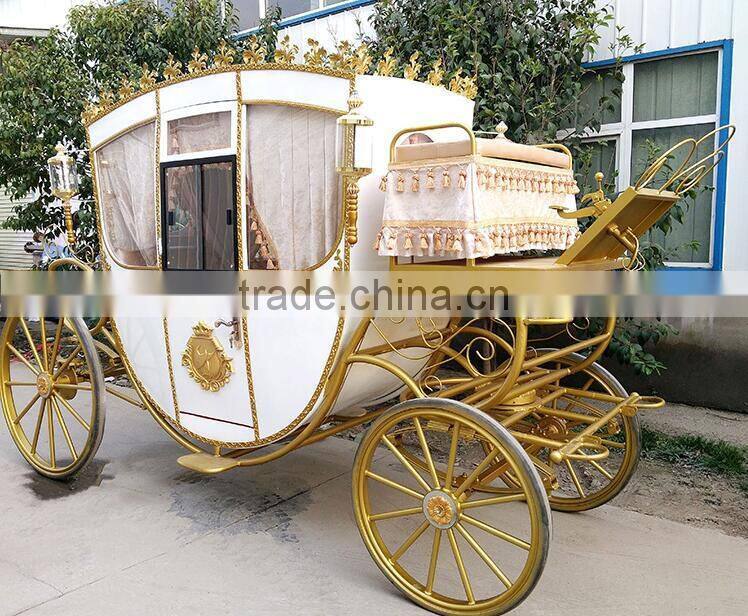 Used cinderella pumkin horse carriage royal horse carriage(BG11-M094)