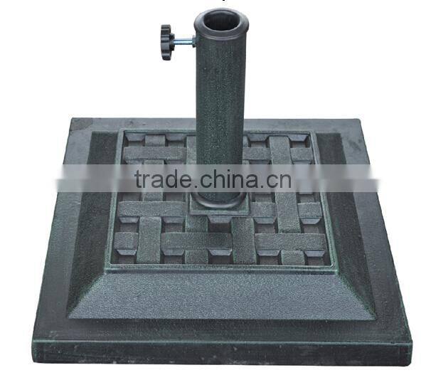 12KGS Patio New Square Polyresin Umbrella Base