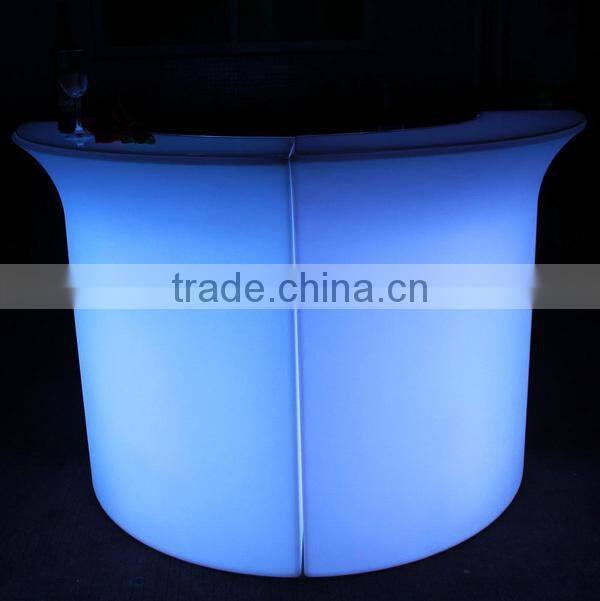 Plastic Led Bar Furniture New Design Events Led Bar Counter