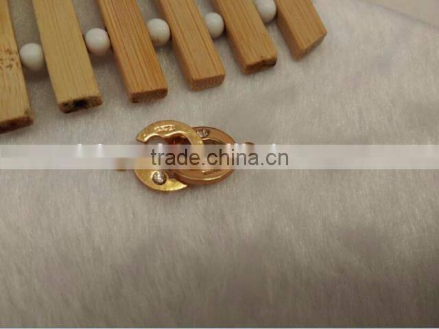 12 mm 14k yellow gold findings for necklace