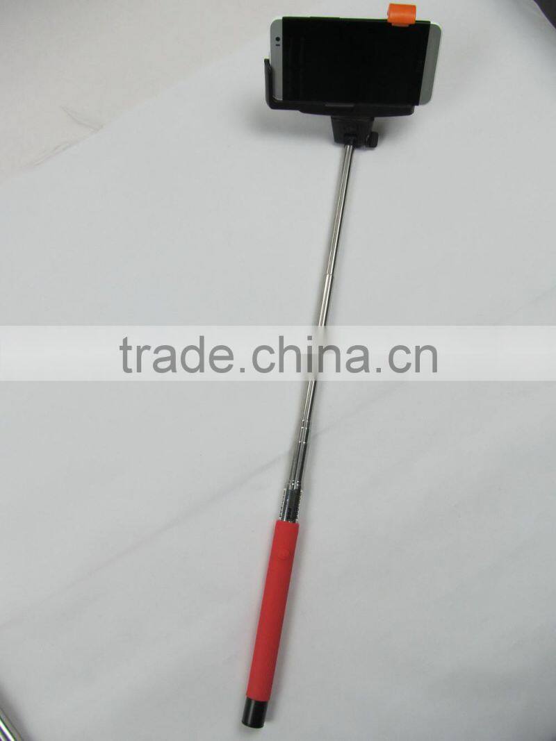 Extendable mobile phone Selfie Handheld Stick Monopod with Adjustable Phone Holder and Bluetooth Wireless Remote Shutte