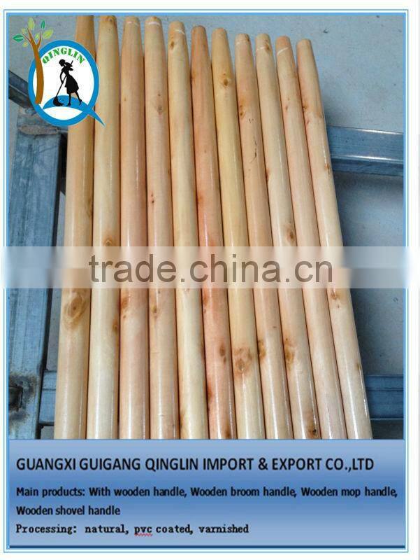 Standard thread natural wood stick 120*2.2cm for household use