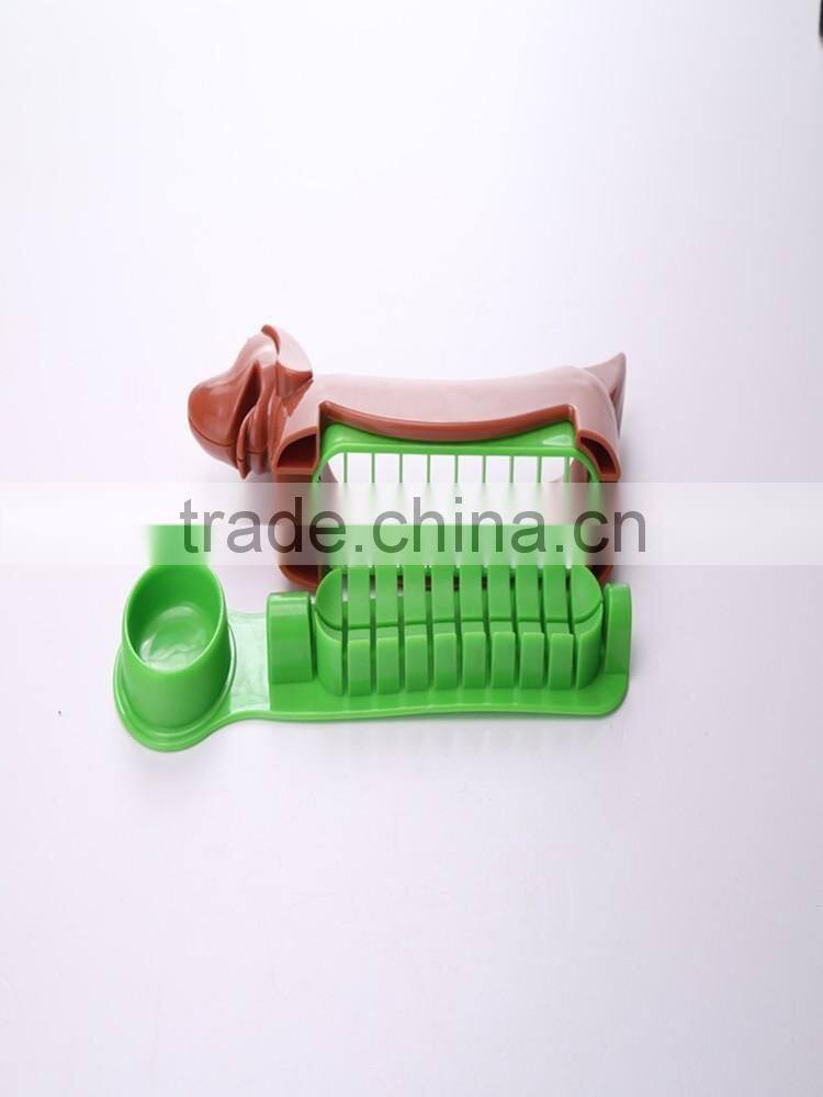 Hot new design Kitchen convenient funny tools plastic slice,Mini Food Hot Dog Slicer/hot dog cutter,Sausage slicer