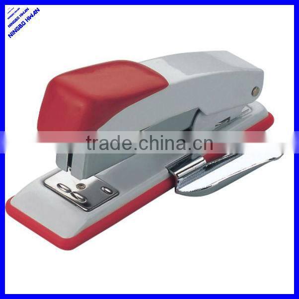Red color office standard metal cheap stapler
