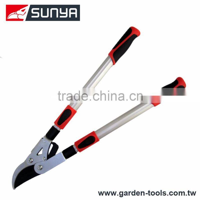 Botanical cutting telescopic bypass tree lopper