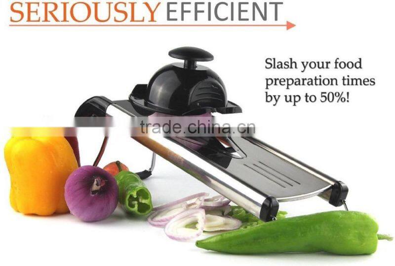 The Mandoline Slicer Vegetable Cutter Stainless Steel Kitchen Grater Chopper Blade