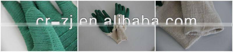 latex coated glove glass household sandy/crinkle surface finish gloves CHINA