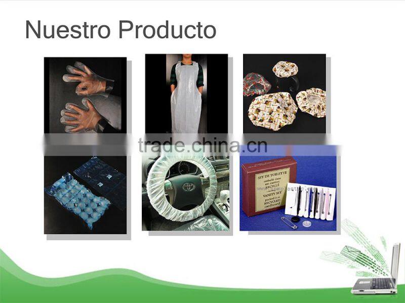 disposable apron with colour printing