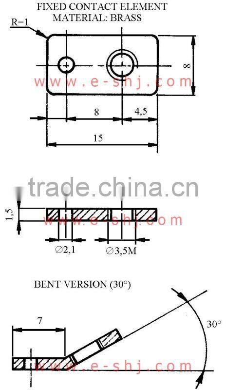 silver contact, silver electrical contact, electrical silver contact, silver contacts for switch