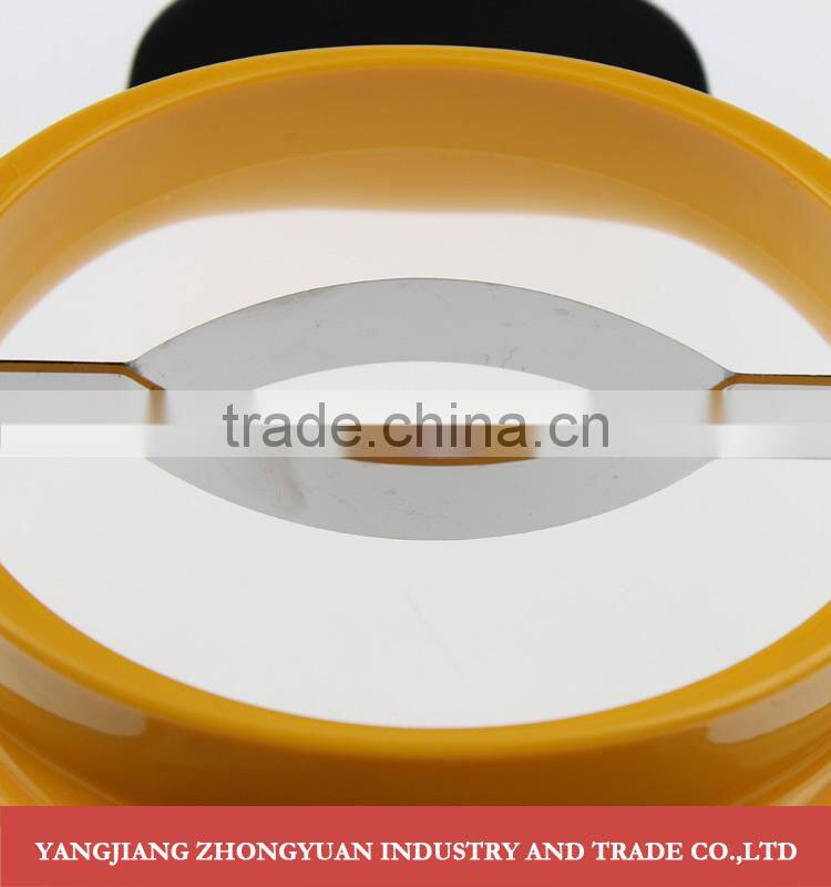 Stainless steel round apple peeler corer slicer with good grip