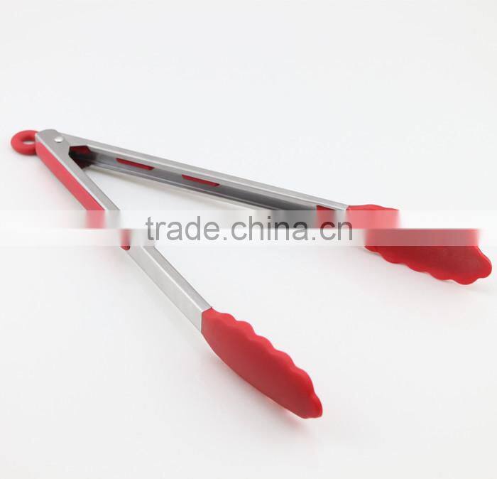 Kitchen Food Cooking Tongs With Hanging Hook