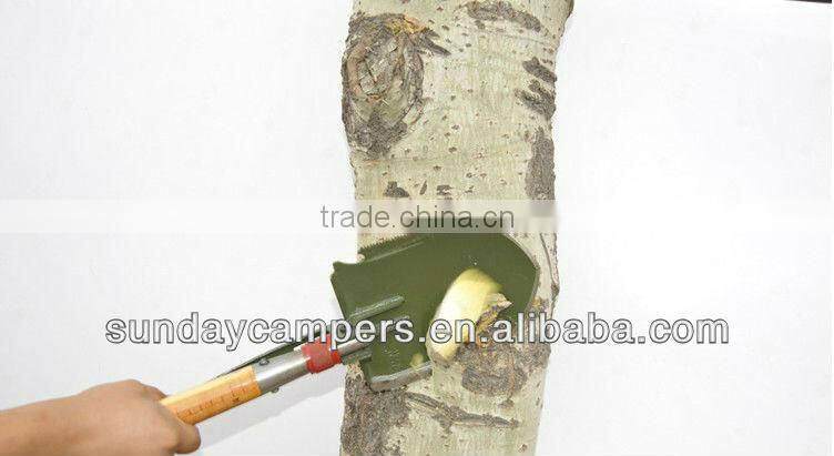 Outdoor sports Fiberglass multifunction Military Shovel for Car camping tent