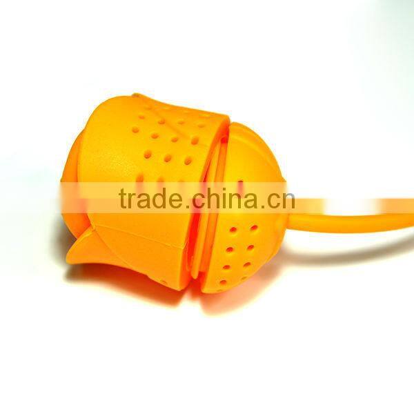 2013 Newest rose silicone tea bag strainer