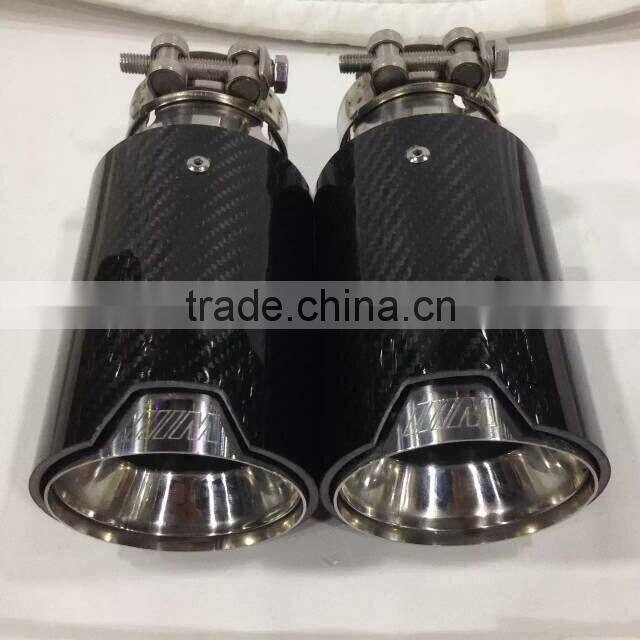 New style car universal carbon fiber exhaust muffler tip