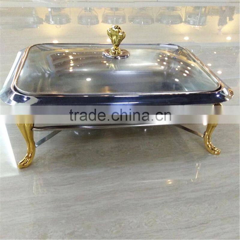 Hotel and Restaurant stainless steel warmer used hot food container
