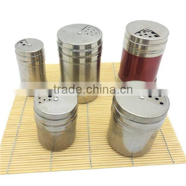 Vortical Lid Stainless Steel Salt Shaker Spice Shaker Bottle