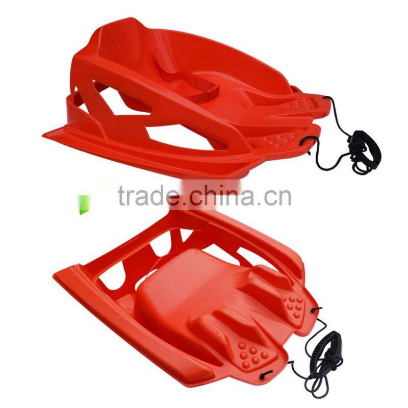 toddler pull sled with safety betl towable kids with secure ceinture snow sled with backrest,-30temp 24h cold resistance test