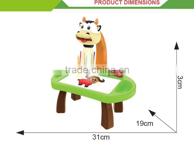 New product intelligence toy kids projector toys drawing set