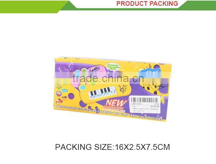 Plastic battery operated children electronic organ toys