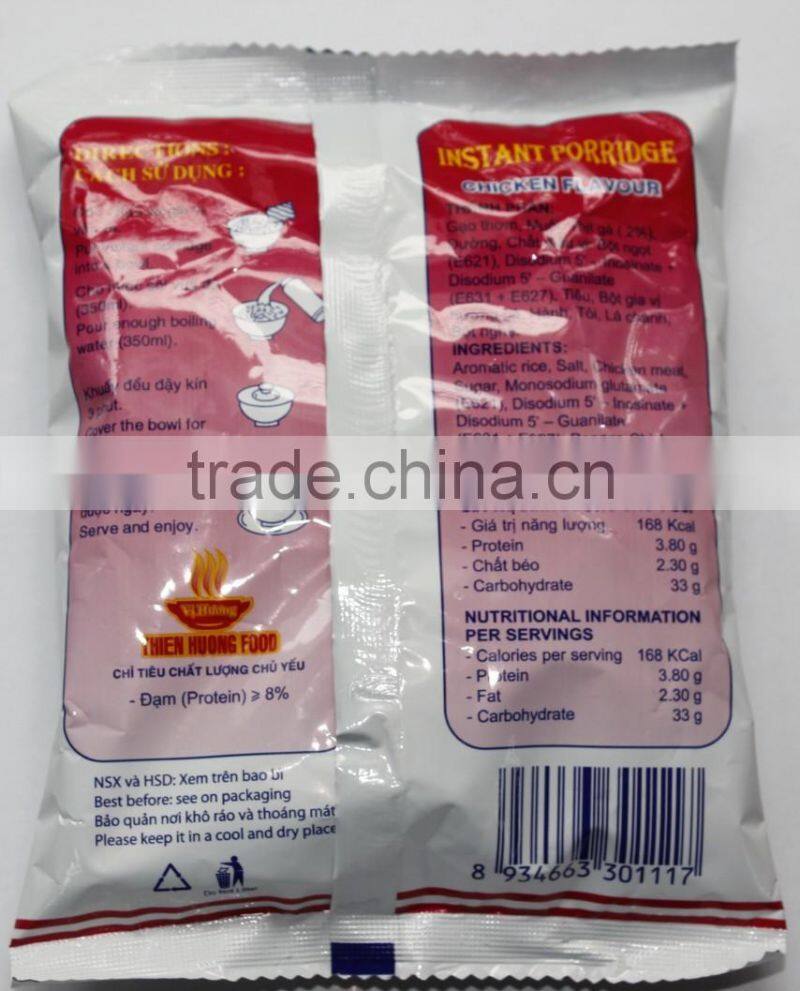 " VI HUONG" CHICKEN FLAVOUR INSTANT PORRIDGE 47g - Thien Huong Food JSC