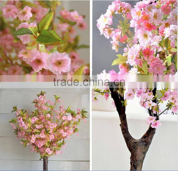 2016 wedding, home decor fake artificial indoor silk cherry blossom tree