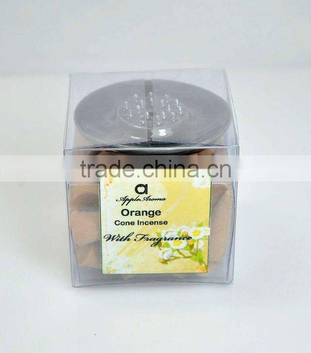 Various scent cone incense with ceramic holder,incense holder,aromatic cone incense air freshener