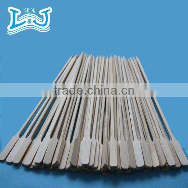 Flag Skewers For BBQ Smooth Eco-friendly Bamboo Sticks with Handle