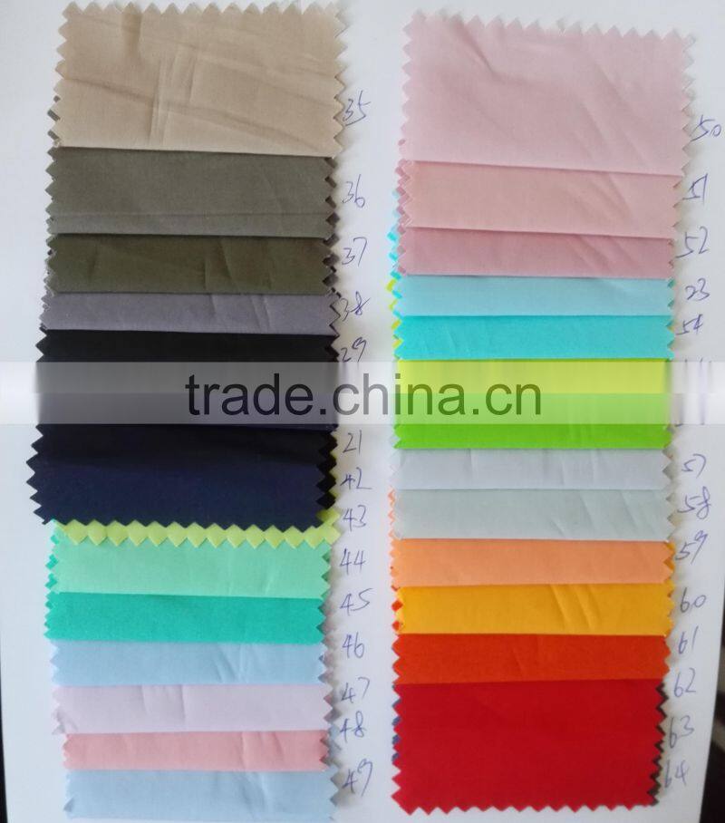 Woven fabric Plain Dyed 60s Cotton Poplin Fabric Factory Price