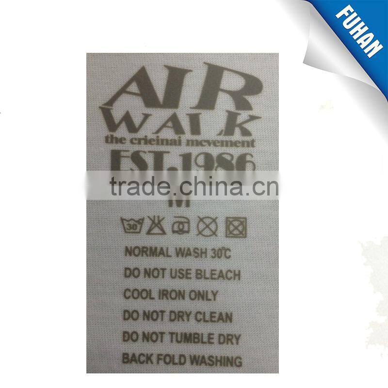 Silver reflective ink heat transfer label