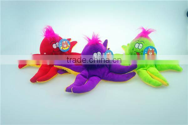 OEM designs plush octopus toys for crane machines