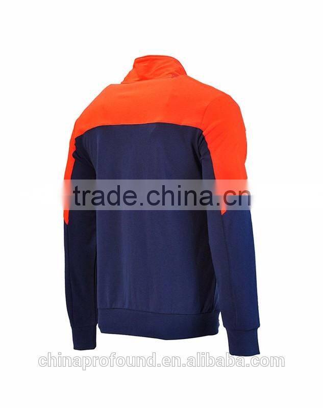 Men Zipper Up Sweatshirts No Hood Sweatshirt