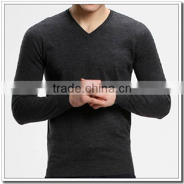 Top grade colorful men's cashmere pullover sweater