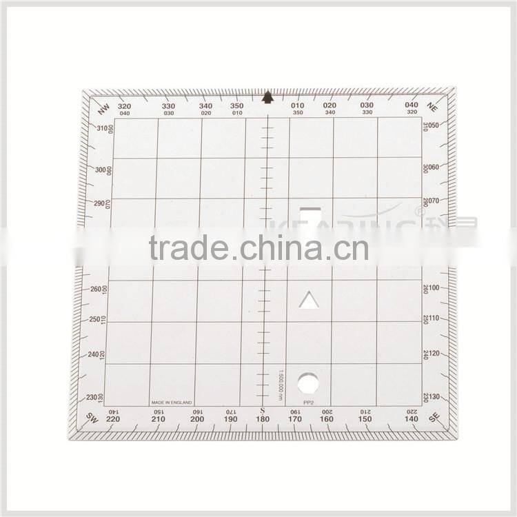 Chiese Manufacturer 3mm thickness high quality aviation protractor / with full specification # KPP-3