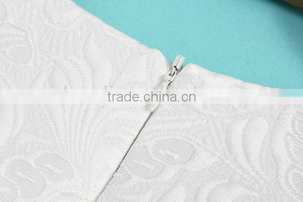 HD-D121 elegant women embossed fashion OL dress/casual ladies dress