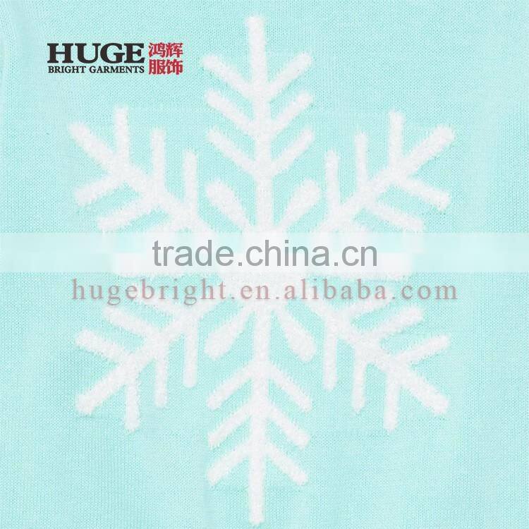 Long Sleeve Embellished Graphic Girls Pullover Sweater