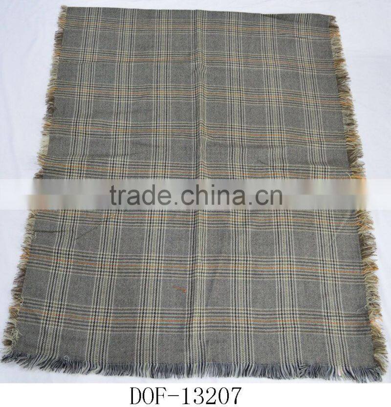 2017 the large latest lady soft knitted 100%viscose plaid shawl