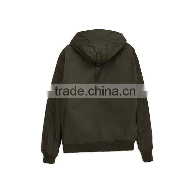 Latest Design Trim Hoody Casual Men Padding Quiltted Jacket For Sale