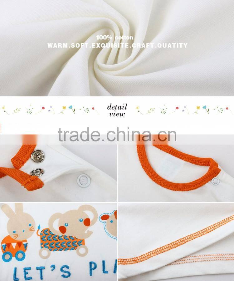 O-neck design custom printing unisex baby boy clothes t shirt