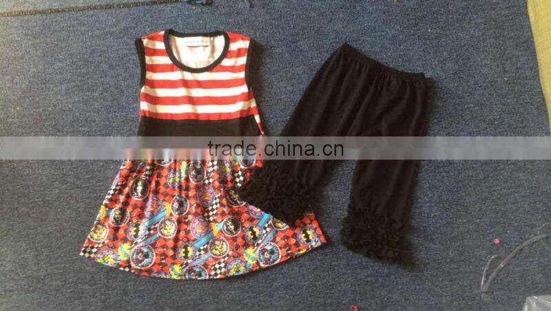 New Item Wholesale boutique suppliers baby Halloween clothes two piece outfits