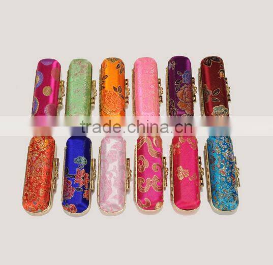 Hot sales colorful beauty makeup lipstick case Cosmetic Bags SH0072
