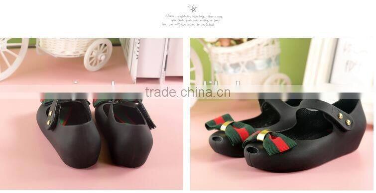 ribbon knot new style mini melissa shoes