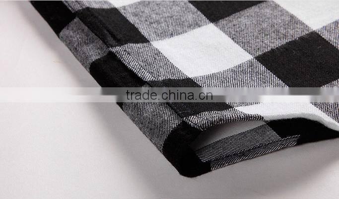 2016 new long sleeve shirt models european plaid man shirt