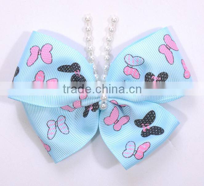 hi-ana ribbon 199 Butterfly Print Ribbon Animal Print Ribbon Printed Grosgrain Ribbon