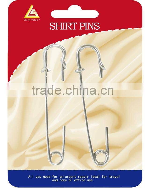 Wholesale various colors decorative metal safety pins