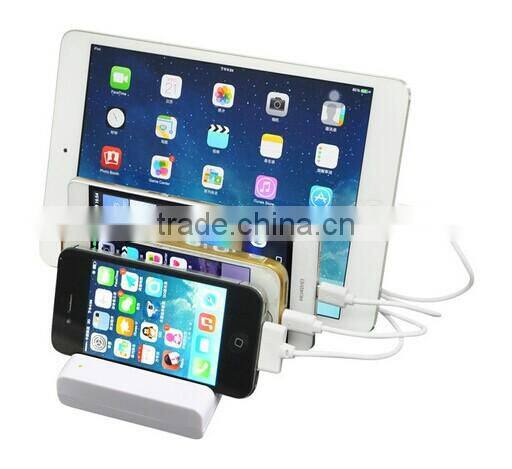 4 Port/Slot USB Multi-Function Mobile phone Charging Station Dock Bracket