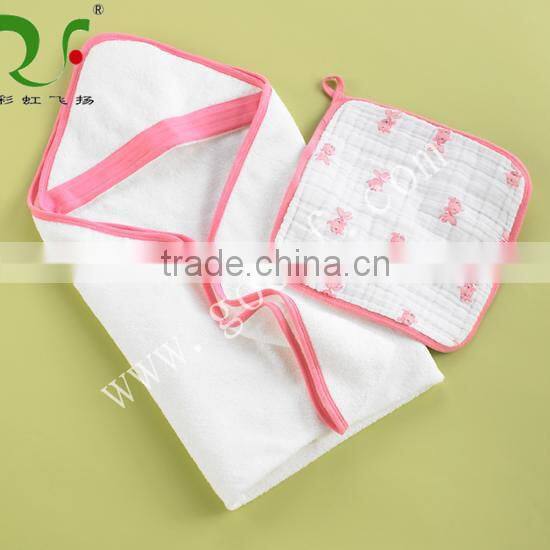 100% cotton cozy hooded baby towels